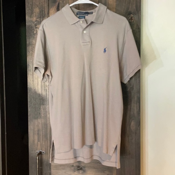 Men’s Polo Ralph Lauren Grey Medium Custom Fit s/s - Picture 1 of 4